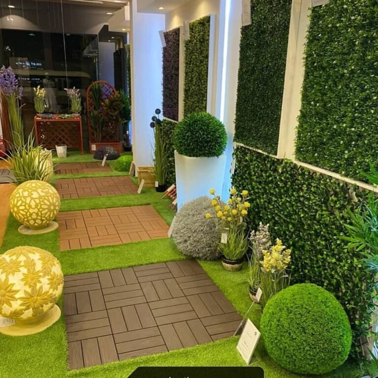عشب صناعي للارضيات والجدران